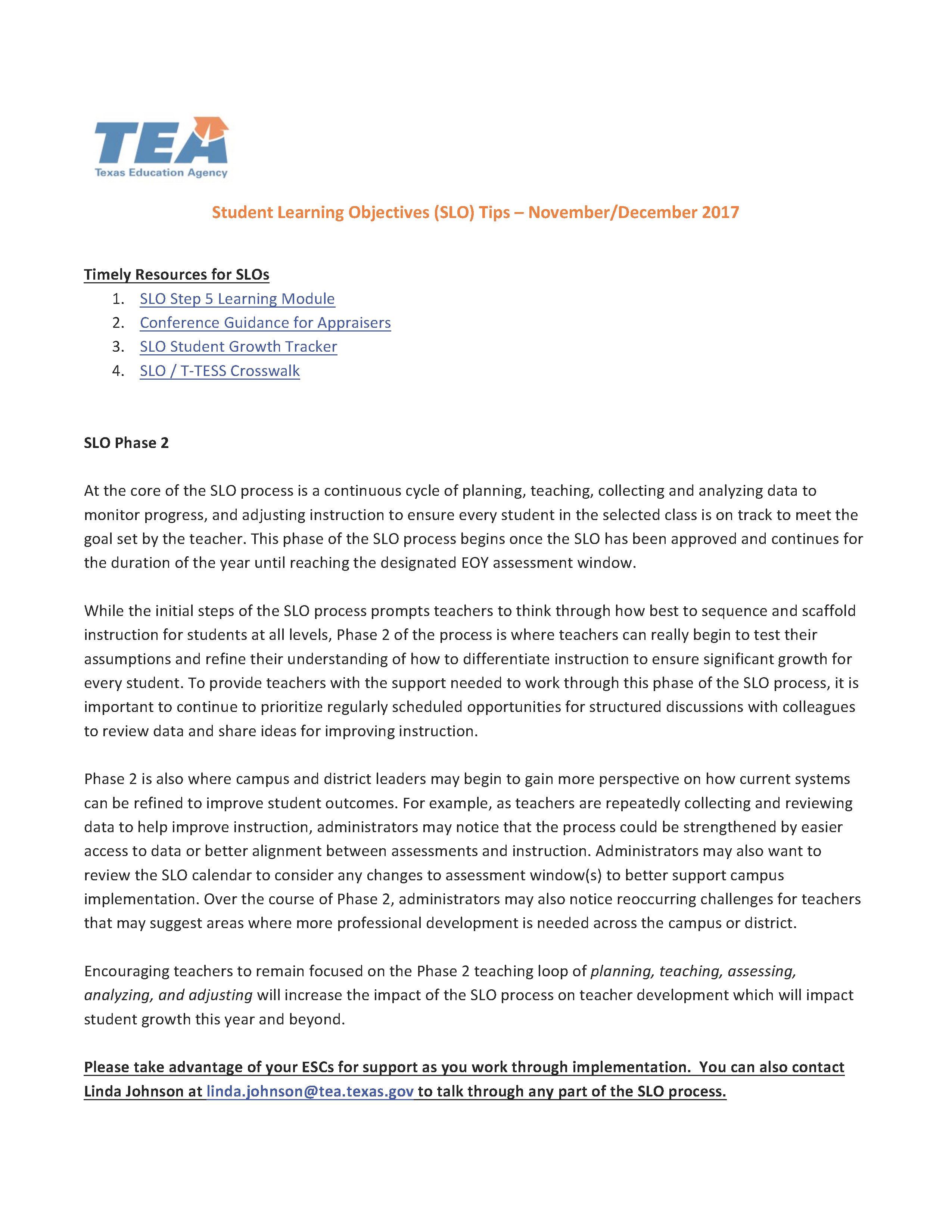 image of the monthly newsletter